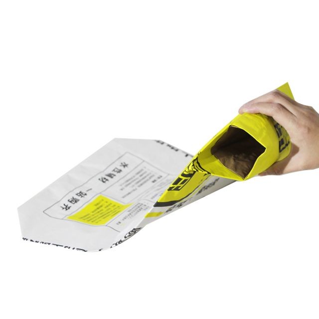 Cement Kraft Paper Packaging Bags Customized Capacity And Size