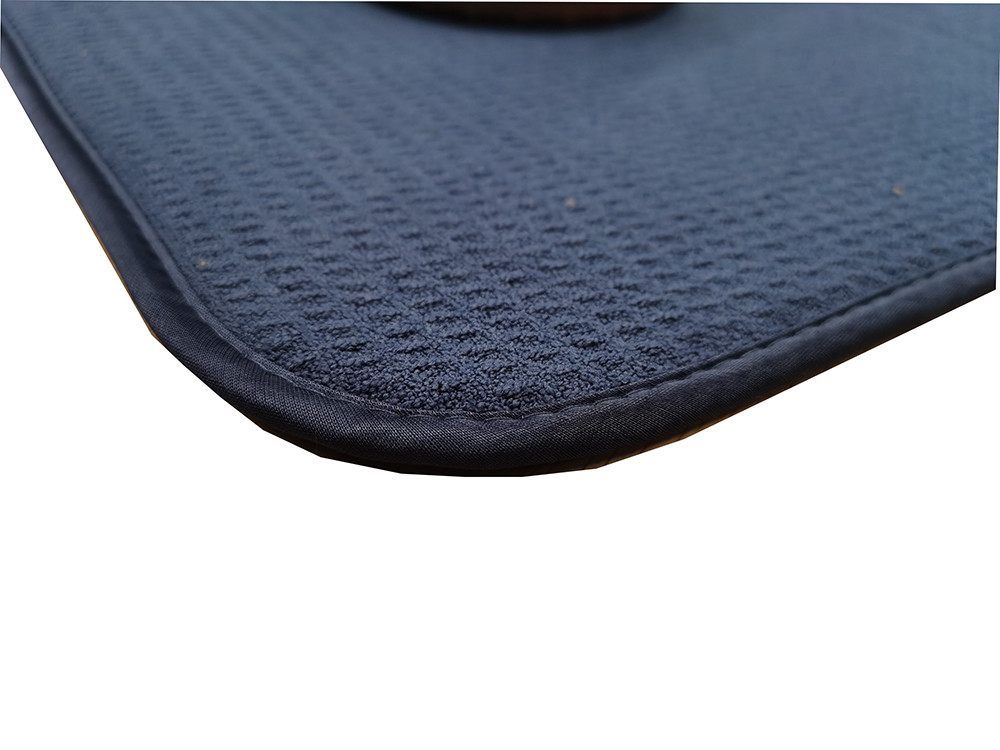 Microfiber Waffle Kitchen Absorbent Dish Drying Mat Rack Pad Fabric Kitchenware
