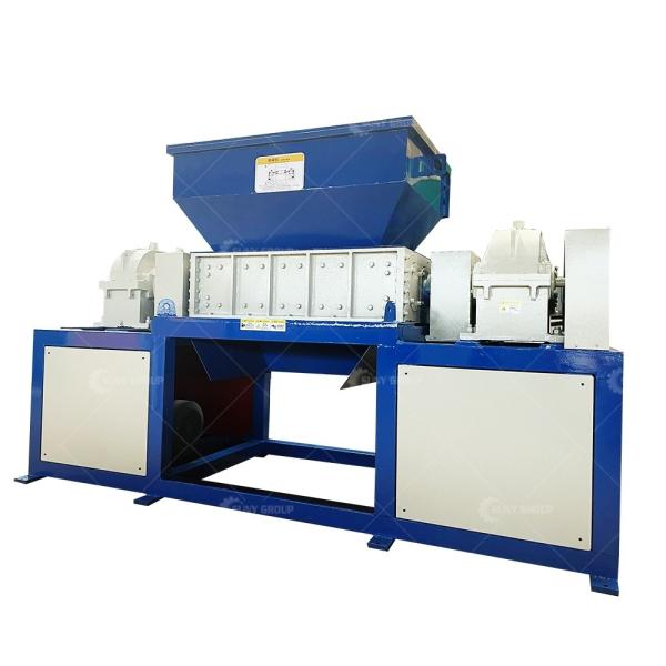 Crush Function Professional PLC Controlled Double Shaft Shredder for Industrial