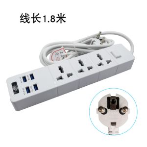 With USB expansion socket, customize 4-8 bit socket of plug intelligent socket