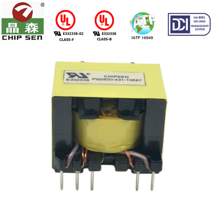 PQ26 DC 12 Current Transformer Core Type Lan Ethernet 3000w Current Step up HF Energy 1000va Single Phrase Lighting Transformers