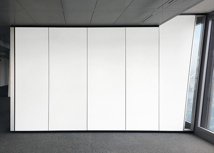 Removable Interior Walls Office Partition Indoor Solid Partition Wall With Swing Door