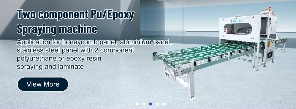 Solid Aluminium Panel PUR PU Epoxy Glue Spraying Machine with AB Glue Potting Applicator