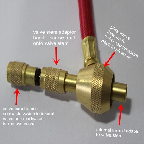 4WD Tyre Deflator Rapid Gauge Tire Pressure Brass Off Road Kit Car Deflators