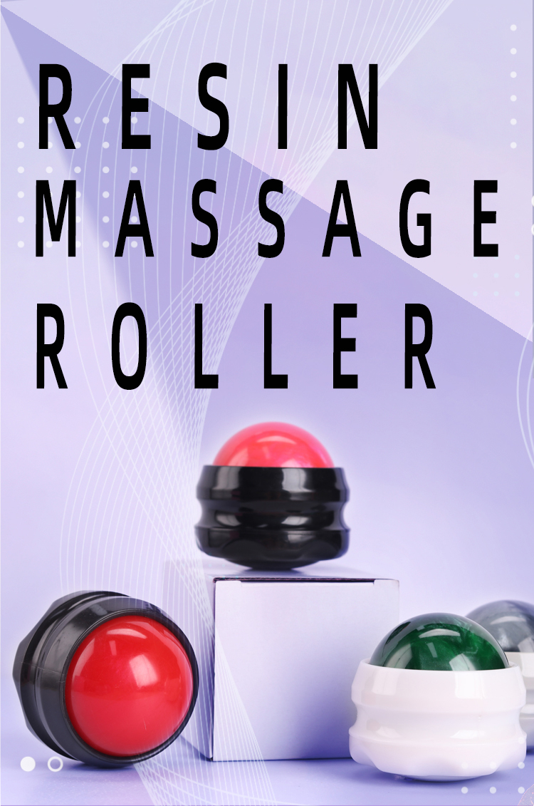 Colorful Marble Massage Roller Ball 54mm Size For Health Care