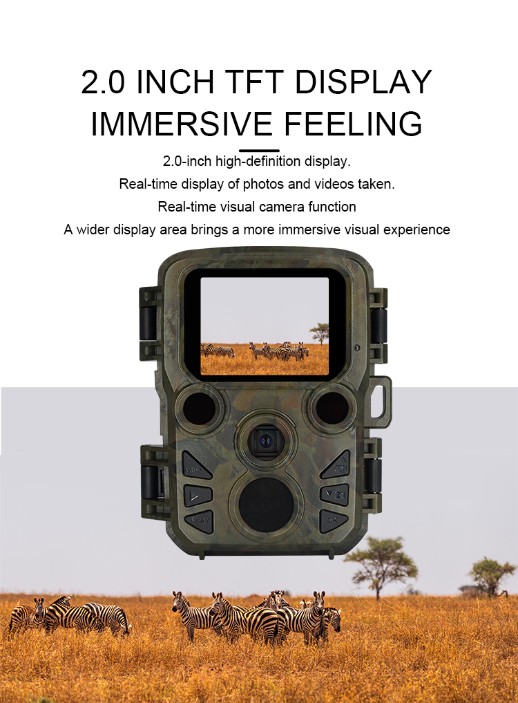 Night Vision Hunting Camera Outdoor Waterproof 20MP 1080P Mini Trail Camera