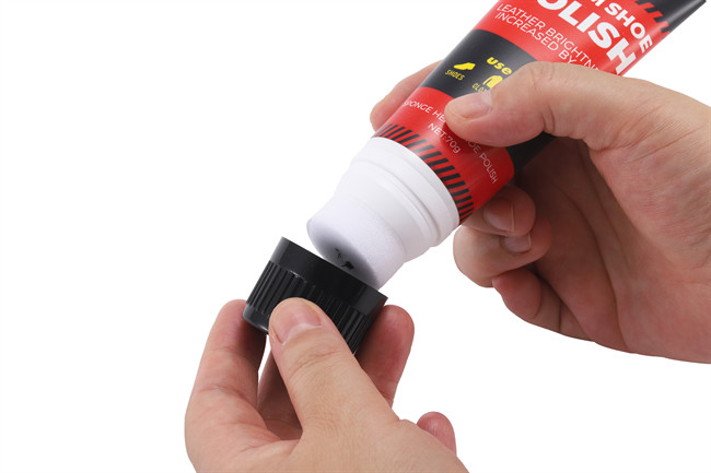 Black Brown Cream Shoe Polish Sponge Applicator Hose Packaging Leather Shoe Glaze Essential Polish