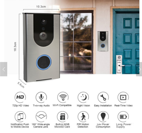 China Home Security Ring Wi-Fi Enabled Video Doorbell  1 Receiver & 1 Push Button with Sound and LED Flash, 36 Melodies to Cho on sale China Home Security Ring Wi-Fi Enabled Video Doorbell  1 Receiver & 1 Push Button with Sound and LED Flash, 36 Melodies to Cho on sale