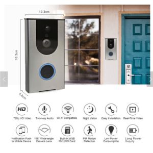  Wireless Doorbell Kit- Wireless Door Chime w/ Voice Message Function, Stylish Wireless Chime kit with Up to 1000Ft Opera Manufactures