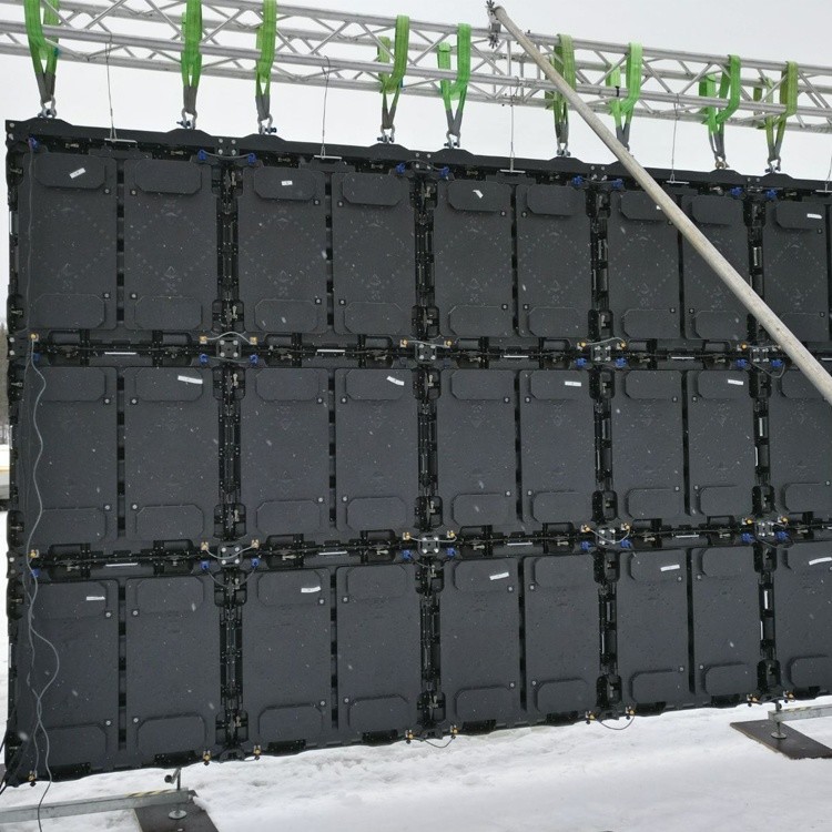 P3.91 Outdoor LED Screen Rental Taiwan Epistar Chip 5500cd Brightness