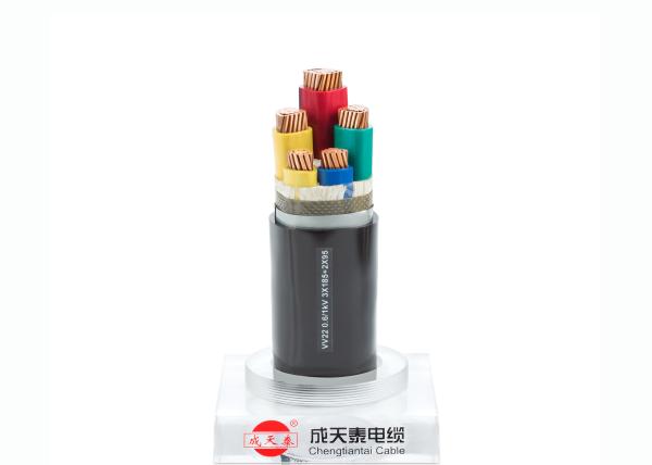 Low Voltage Power Cable 3+2 core 0.6/1 kV Copper Electrical cables PVC