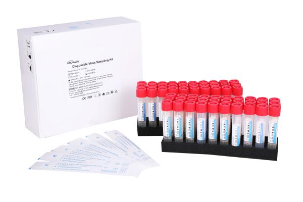 7ml Saliva Sample Collection Kit Virus Transport Medium Nasal Oral Swab Culture