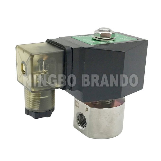 brass high pressure solenoid valve