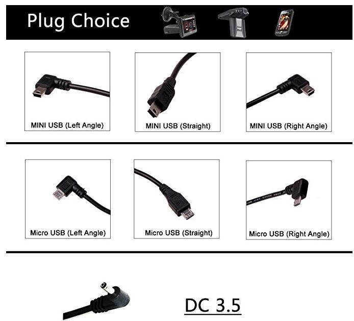 DC To DC Converter Solar Power Cables 12V To 5V 3A With USB Car Charger