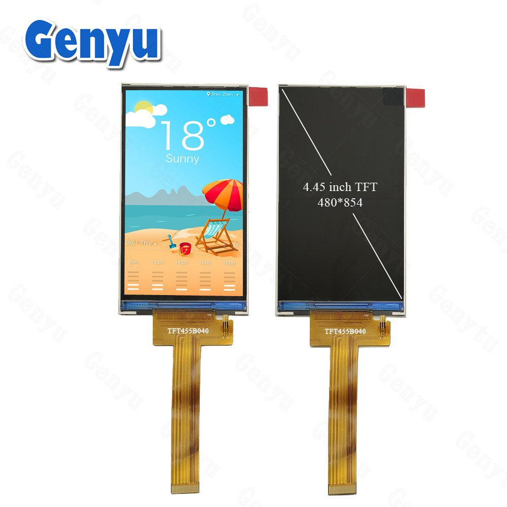 China 4.45 Inch TFT LCD Screen 480x800 Dots GC9503 24PIN MIPI Interface For POS Terminal on sale