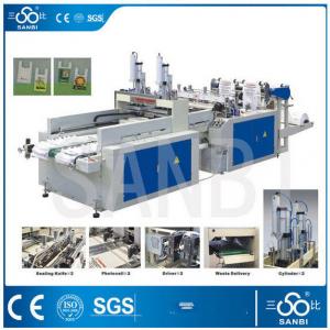  9Kw Auto Polythene Bag Manufacturing Machine / Equipment With Two Sealing knifes Manufactures