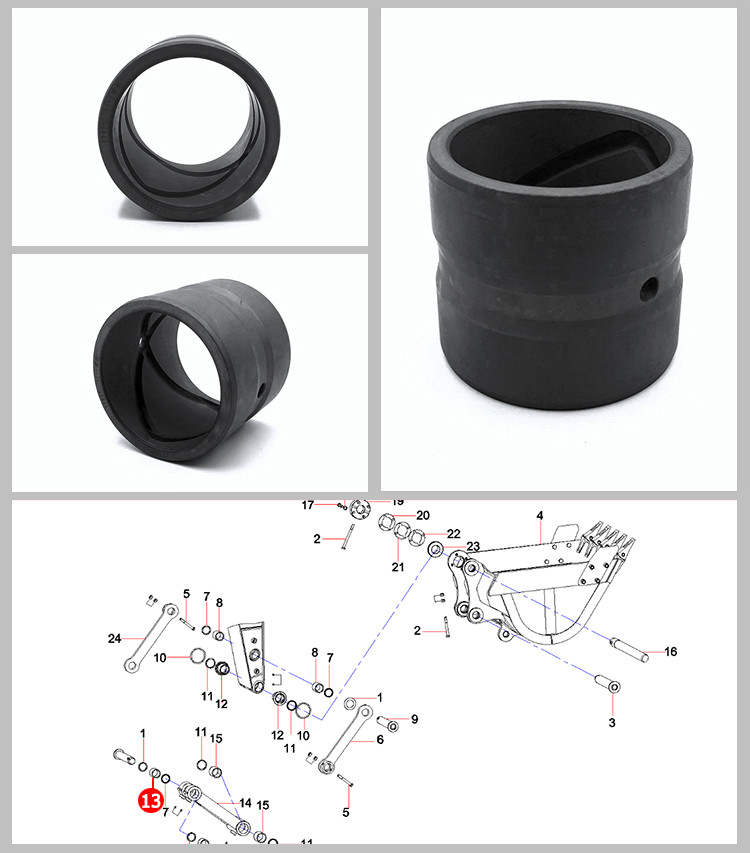 13264726 SY485C1I3KH.3-5 Excavator Bucket Bushing For SANY SY485 Excavators