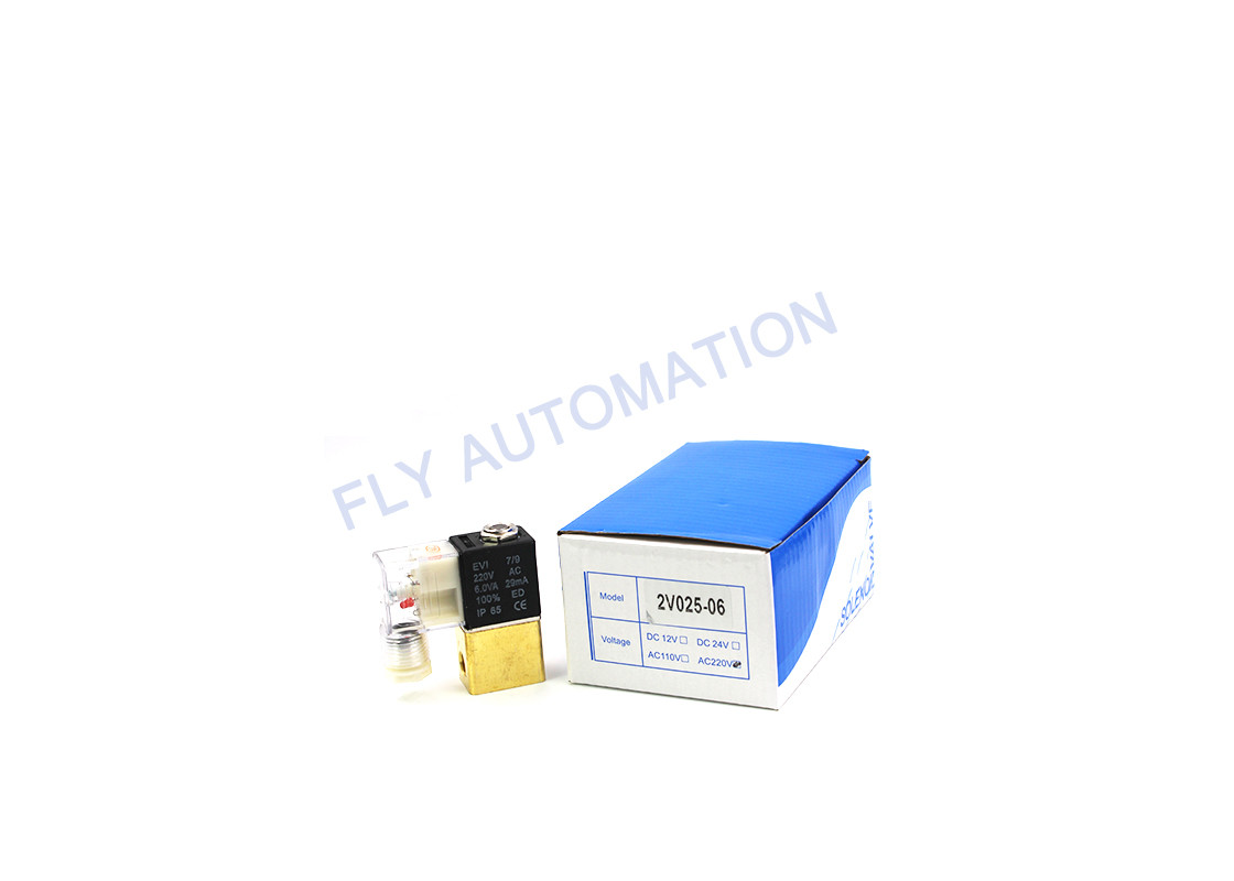 High Pressure AIRTAC 2V Series Pneumatic Solenoid Valves 2V025-06