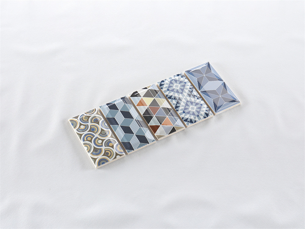 Artistic Bread Tiles,Modern Ceramic Wall Tiles 75x152mm For Wall Design And Dining Room