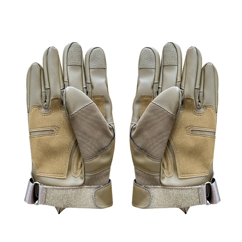 Customizable Hard-Knuckle Anti-Slip Microfiber Leather Gloves with ISO9001 Validation