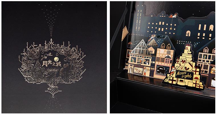 Luxury ECO-Friendly Wholesale Recycled Customised Printing Food Black gift box with lid