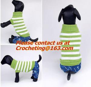China Dog snowflake pattern jacquard sweater, sweaters, crochet Pet Sweater, knit dog sweaters on sale