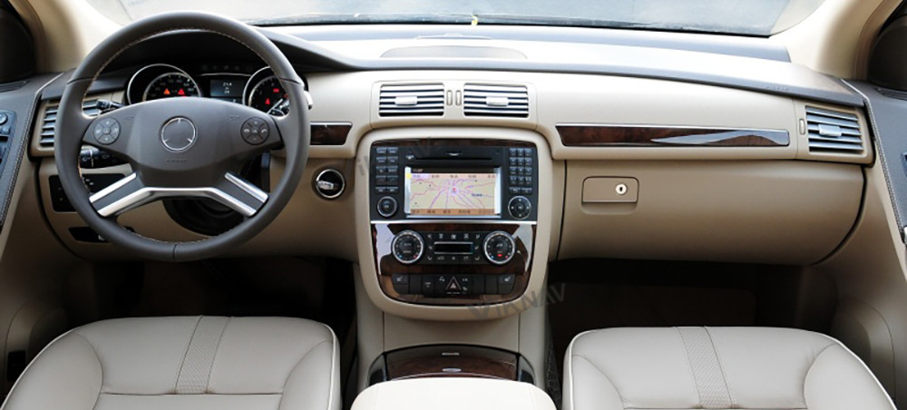 Vertical Screen R Class R350 Mercedes Benz Radio AUX USB Interface