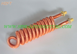 Customized Cleaning Condenser Coils Liquid Cooling / Finned Coil Heat Exchangers