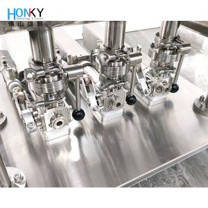 Multiple Heads Servo Motor Driven High Precision Piston Pump With Mix Hopper For