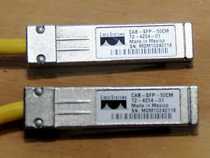  Genuine Cisco CAB-SFP-50CM SFP Interconnect Patch Molex Cable Manufactures