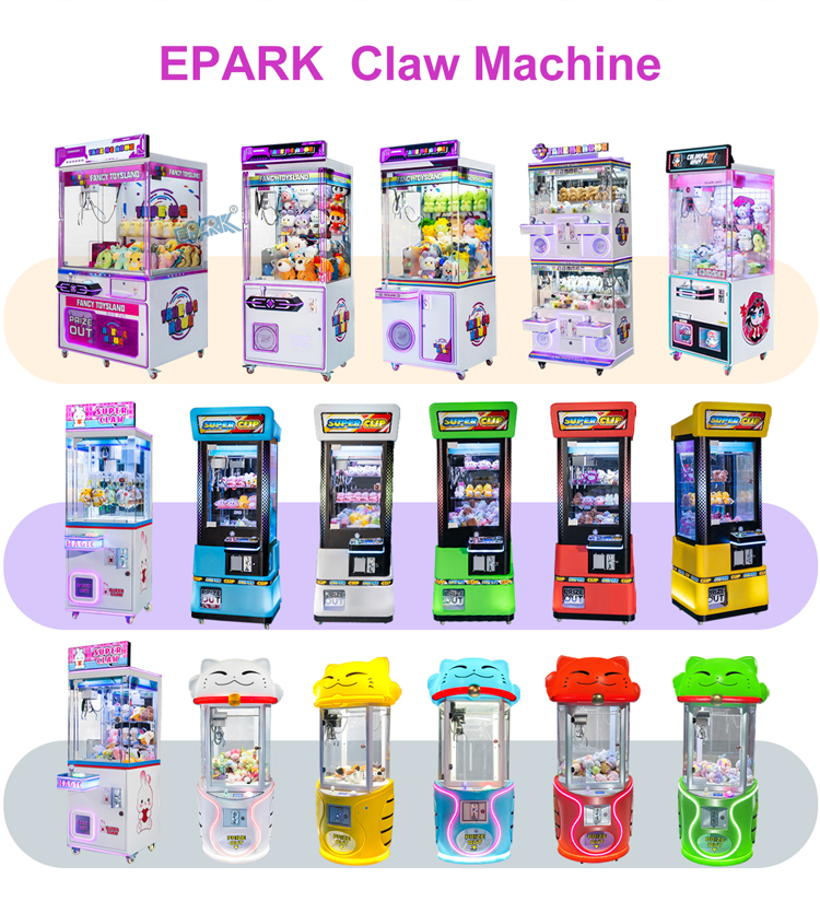 EPARK Giant Claw Machine with LED Lights for Plush Toy Catching