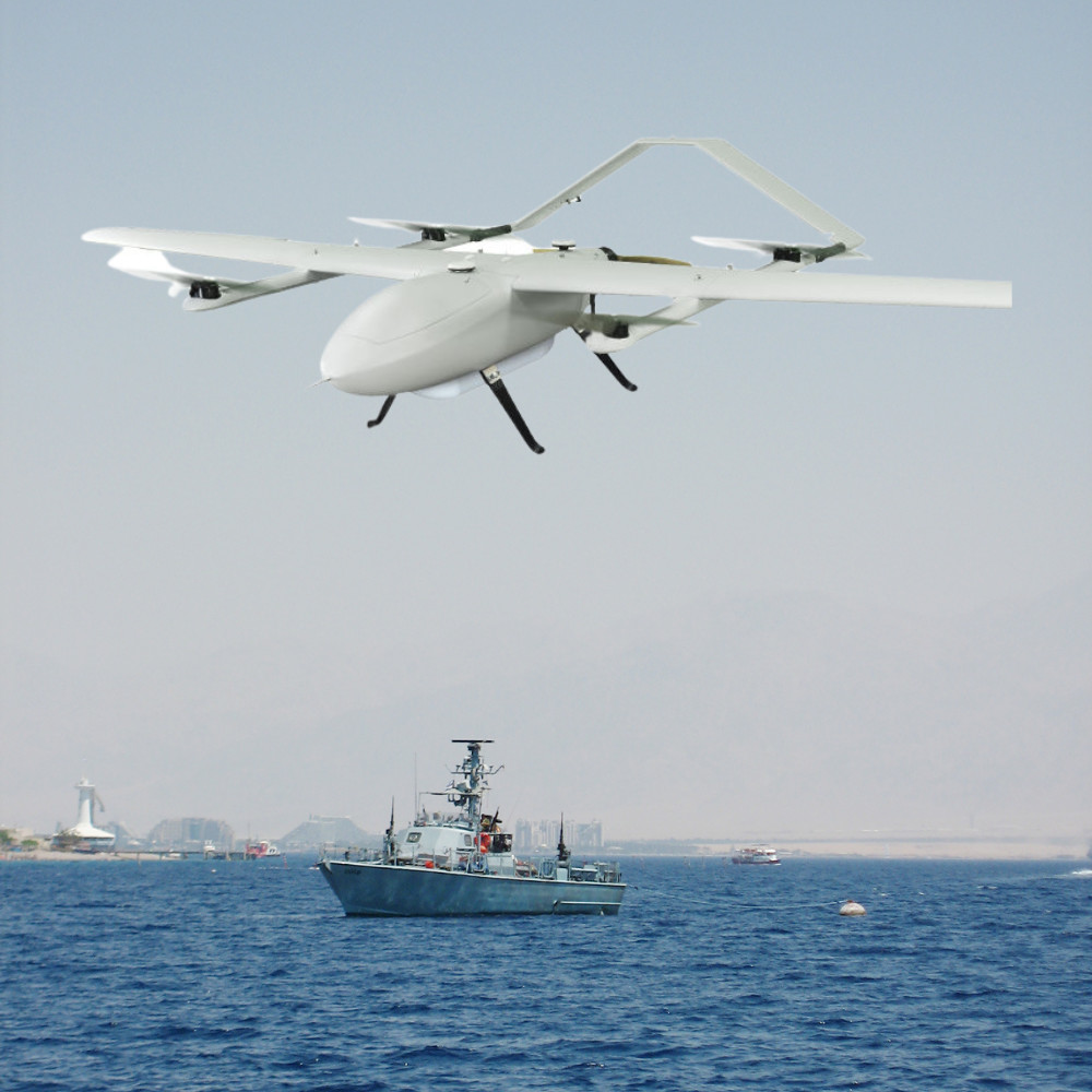 3200m Flight Altitude Fixed Wing Military UAV Drones 30X Zoom Auto Tracking Drone HX330PRO