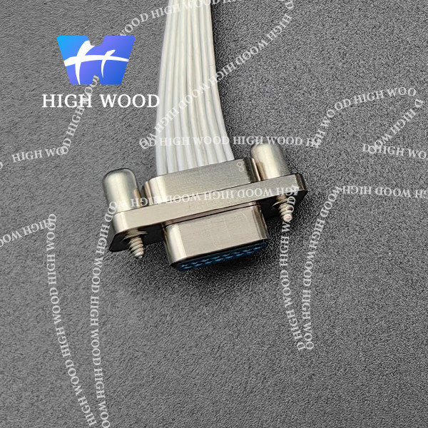 J30J SERIES MICRO-D Connectors,J30J-15TJL L=200 ,J30J SERIES TWISTED PIN MICRO RECTANGULAR ELECTRICAL CONNECTOR