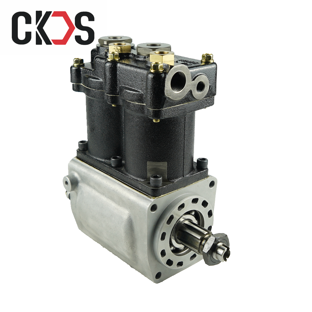 Japanese Truck Spare Parts Twin Cylinder Air Brake Compressor For Nissan Truck RE8 Engine