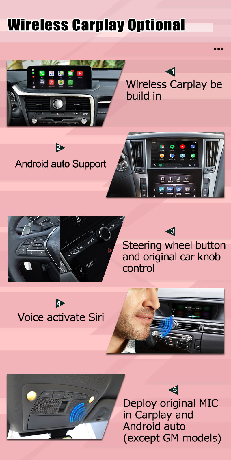 Lsailt Wireless Carplay Android Auto Interface For Nissan Pathfinder R52 IT08 08IT