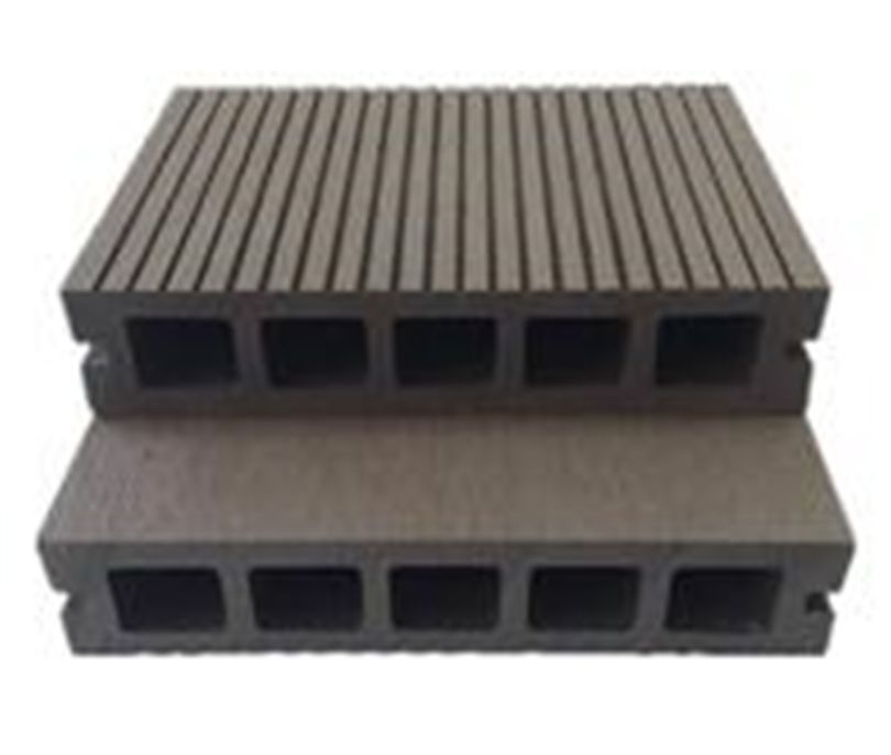Green WPC Flooring Synthetic / Wood Plastic Composite Decking