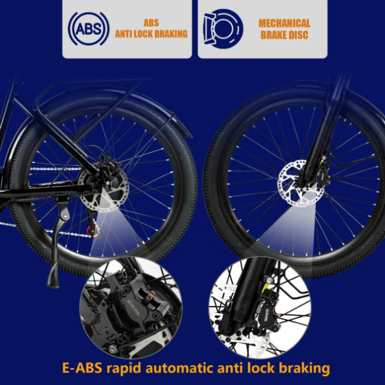 48V 17AH Battery Electric City Bike 26 Inch 7 Speed Ladies Step Through Electric Bike