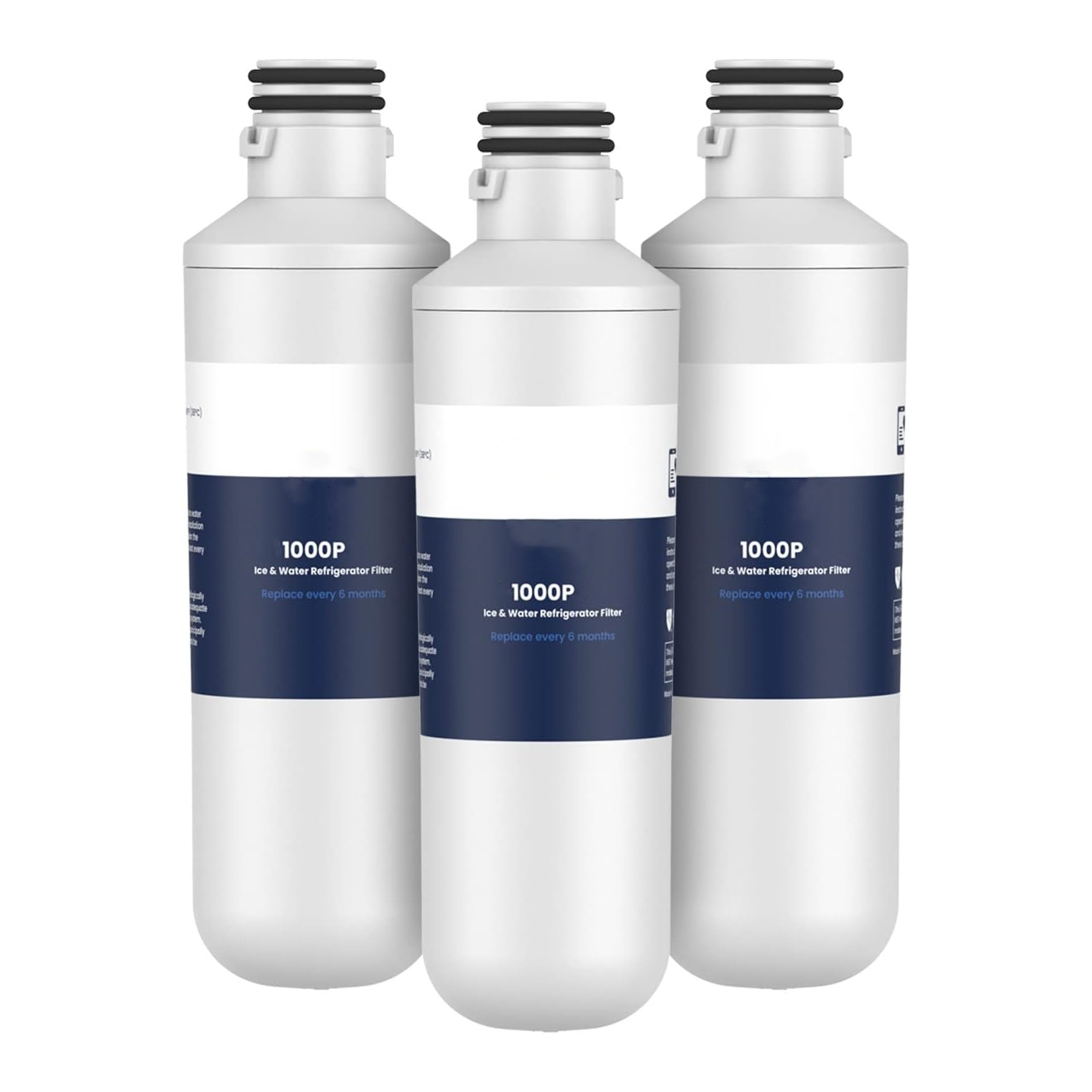 Household LT1000PC Replacement Water Filter 3 Pack for MDJ64844601 ADQ747935 ADQ74793504