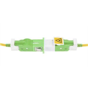  FTTH SC Fiber Optic Patch Cord Auto Shutter Connector For Dust And Laser Protection Manufactures