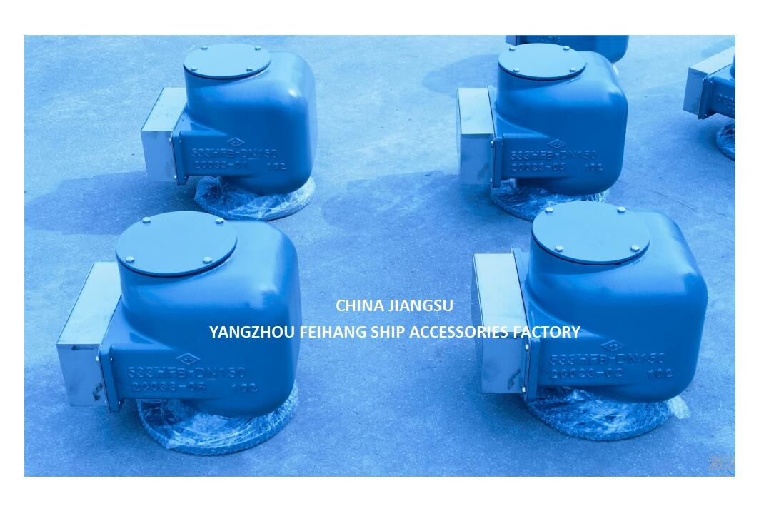 BILGE WATER TANK AIR PIPE HEAD NO.533HFB-150A Breathable Cap For Ballast Tanks