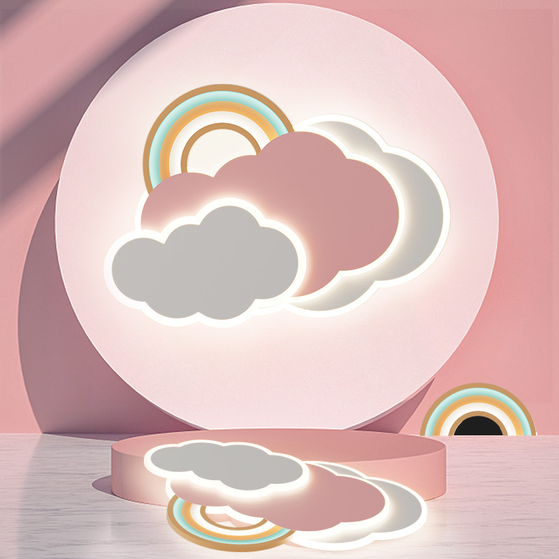 Children's Room Bedroom Ceiling Lights Creative Rudder Boys And Girls Clounds Lamp(WH-MA-213)
