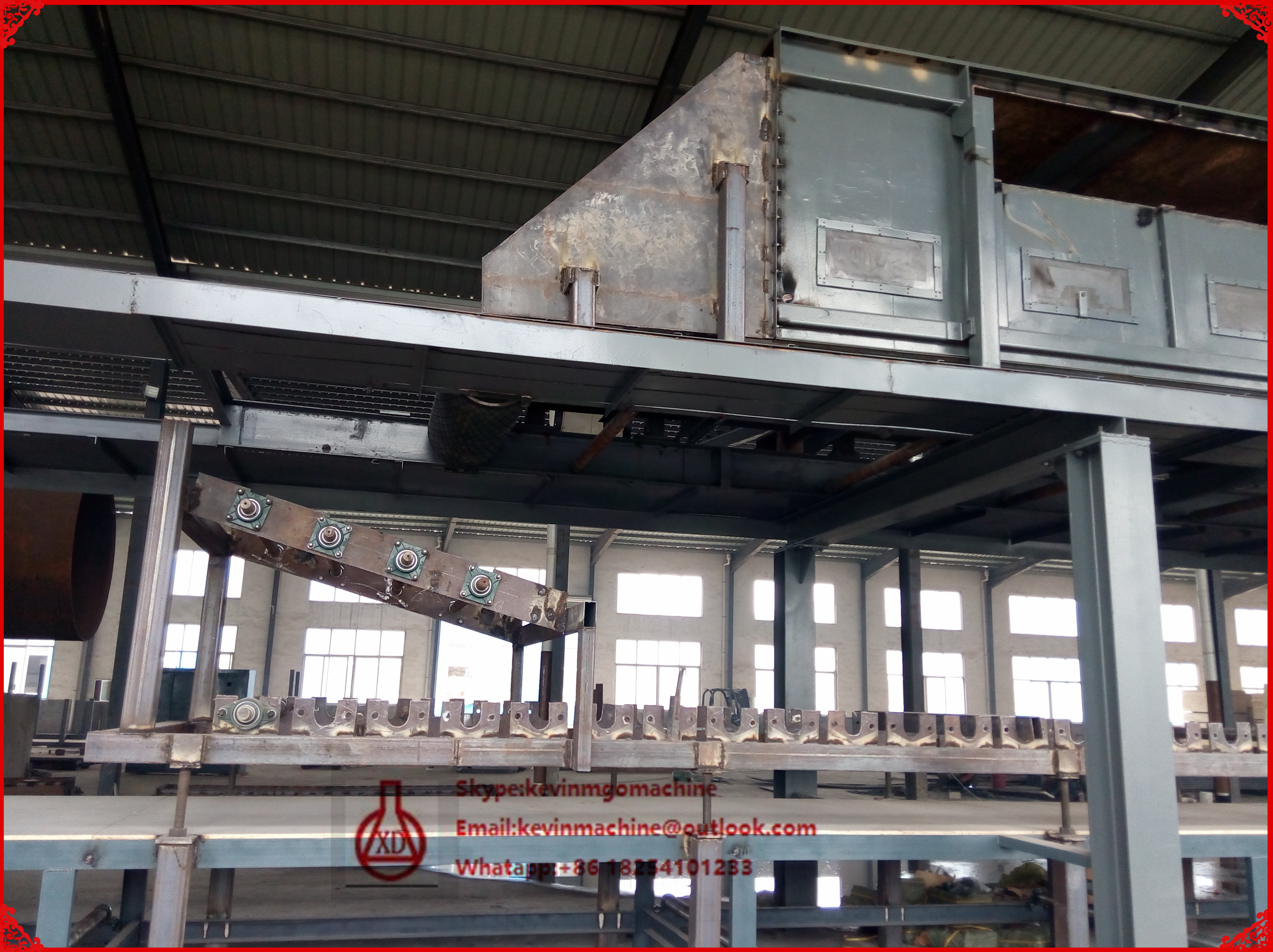 Full Automatic Sandwich Wall Board Roof Sheet Roll Forming Machine with 34KW Motor power