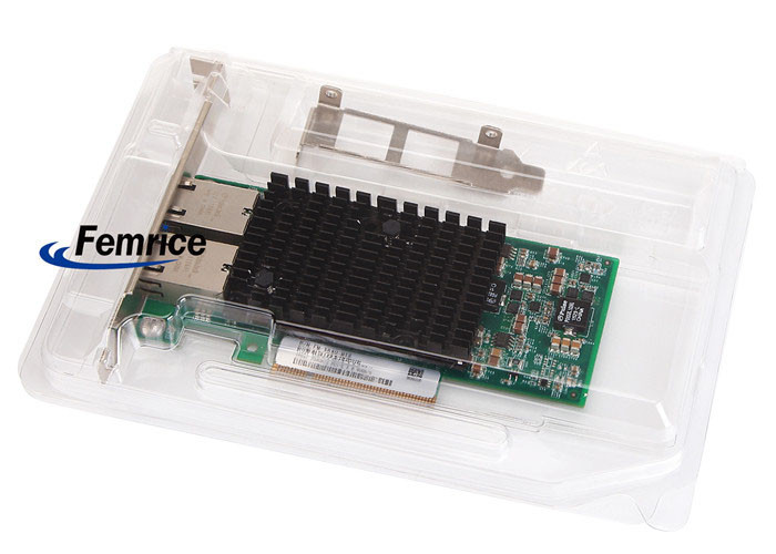 Femrice 100/1000/10000Mbps Dual Port Gigabit Ethernet PCIe x8 Server Adapter Intel X540 RJ45 Slots Network Controller