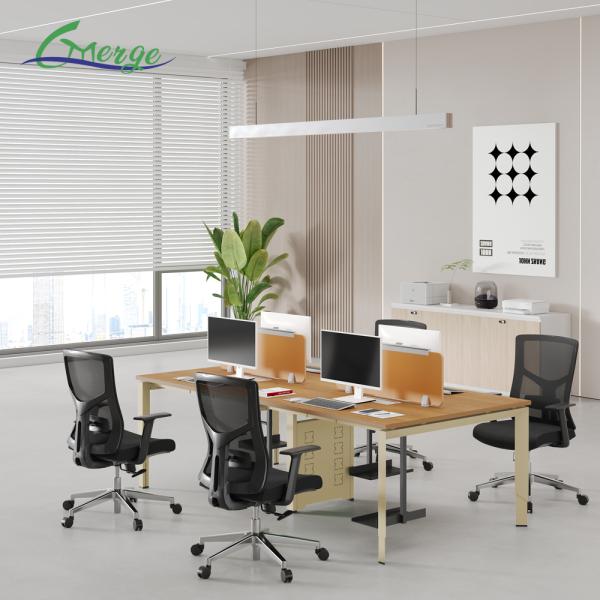 Maximize Space and Efficiency with Open Space Office Workstation's Adjustable