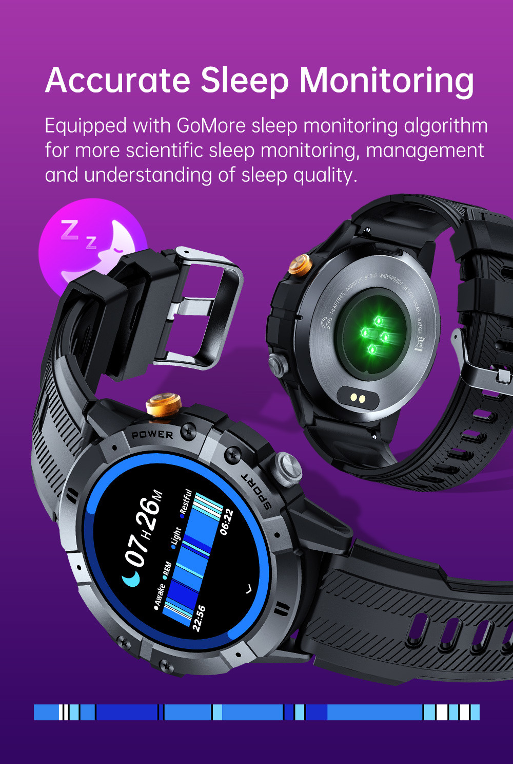 Accurate 24H Health Monitoring C29 SmartWatch 1.52-inch 1ATM Waterproof for Men