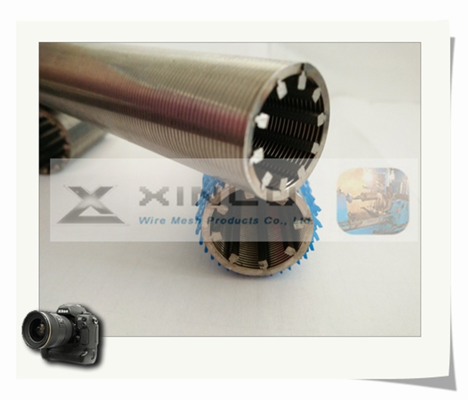 Precision V Wire Screen Pipe 25 - 300mm Non magnetic Stainless Steel Welded Tube