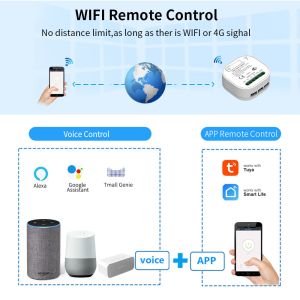 SIXWGH 16A WIFI Switch Tuya App Remote Control Smart Timer Switch