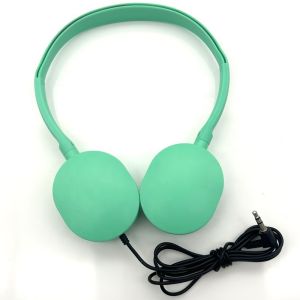 Tour Bus Disposable Headset with Colorful Design and 3.5mm Plug Customize