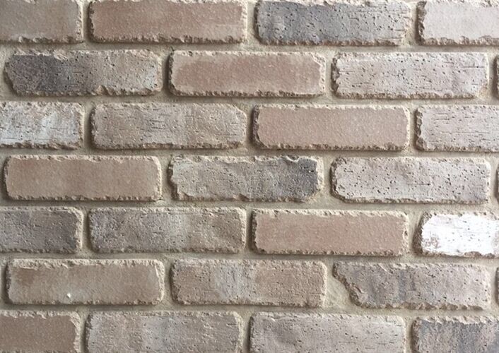 HD701 Building Wall Material Handmade Thin Veneer Brick Indoor With High Strength