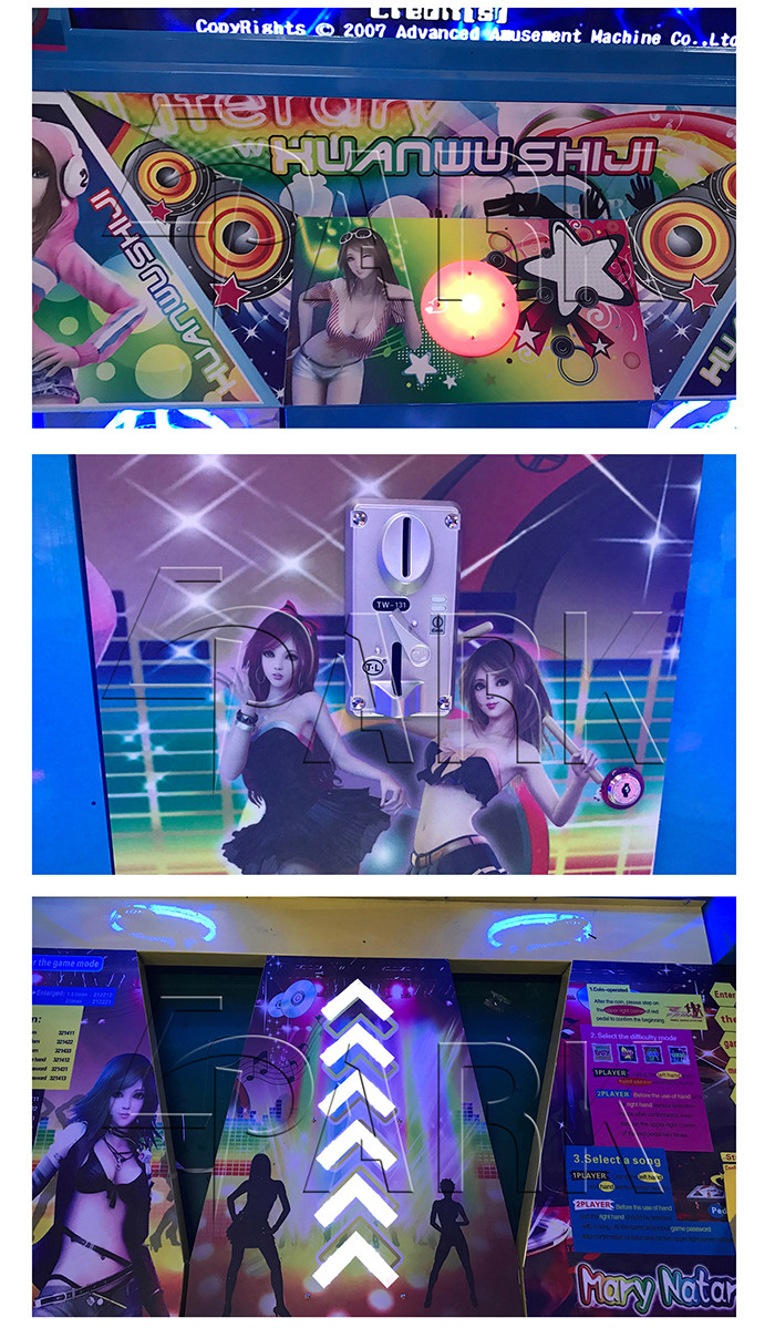 Coin Operated Arcade Dancing Game Machine Fashion And Atttractive